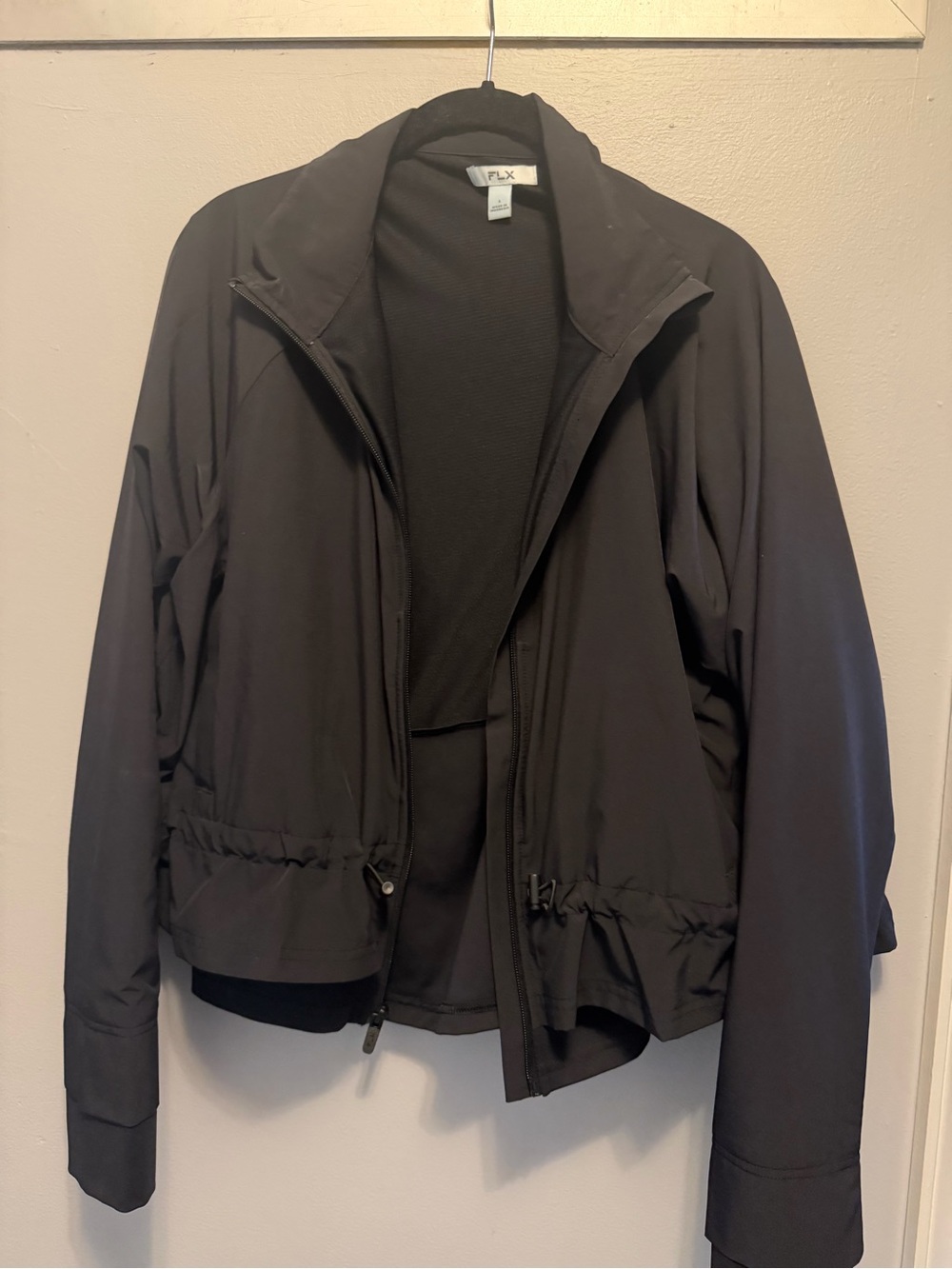 FLX Women's Black Utility Zip-Up Jacket